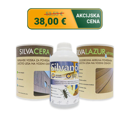 Akcija trojček: Silvanol + Silvacera + Silvalazur Strong