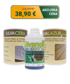Akcija trojček: Silvanolin + Silvacera + Silvalazur Strong